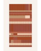 Sjaal van 100% roze wol - 100x190cm