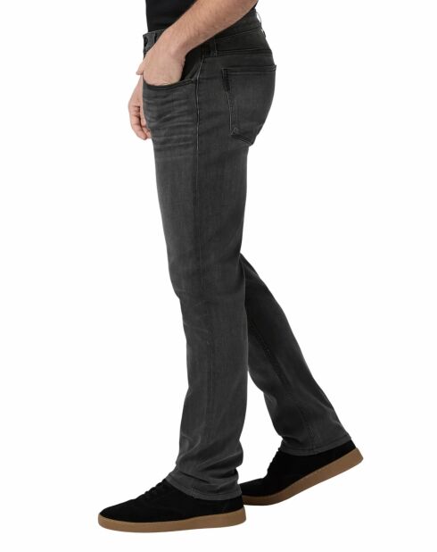 Transcend Federal Sheldon, schmal geschnittene, gerade Jeans, grau
