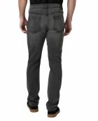 Grijze slanke rechte jeans van Transcend Federal Sheldon