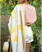 Fouta Sens jaune - 100x200 cm