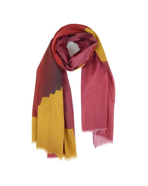 Roze Inifni stola van 100% biologisch katoen - 200x100 cm