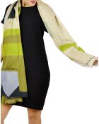 Dot by Dot Green Stola aus 100% Bio-Baumwolle, 200 x 100 cm