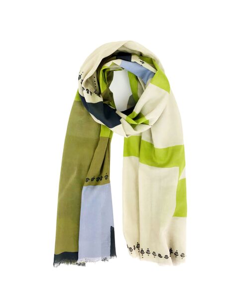 Stola Dot by Dot Green in 100% cotone biologico - 200x100 cm