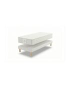 Pack Matelas Magal 30 cm + Sommier blancs - 80x200 cm