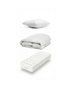 Pacchetto materasso Heritage 27 cm + cuscino 60x40 cm + piumone 140x200 cm - 90x190 cm