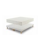Confezione materasso Magal 25 cm + 2 reti letto bianche - 2x180x200 cm