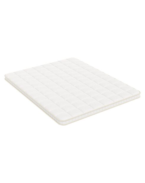 Pack de 2 colchones Heritage de 27 cm y 1 cubrecolchón blanco de 5 cm, 2 x 80 x 200 cm