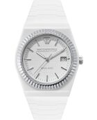 Montre WP1 Solide Texture carrée blanche