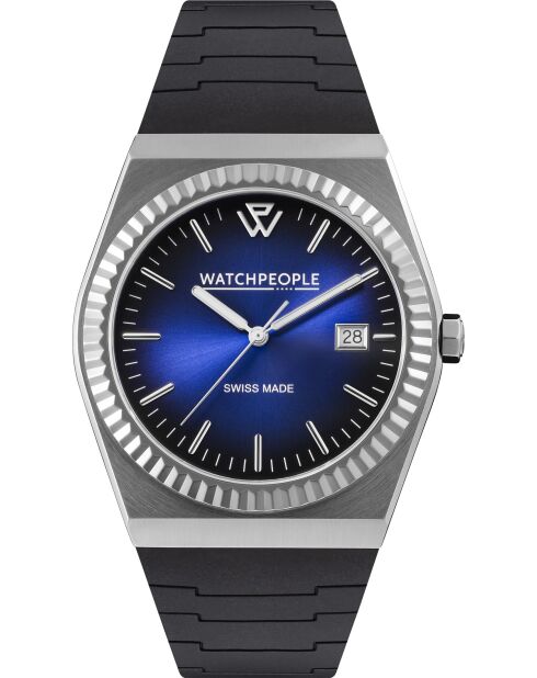 Montre WP1 SR Brossé bleu BK radial noire