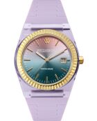 Montre WP1 Vert-de-gris Coucher de Solei Lilas doux lilas