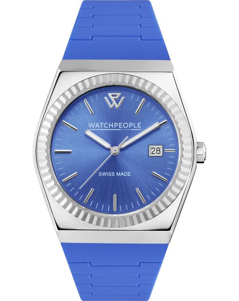 Montre WP1 Argenté Brillant bleu royal