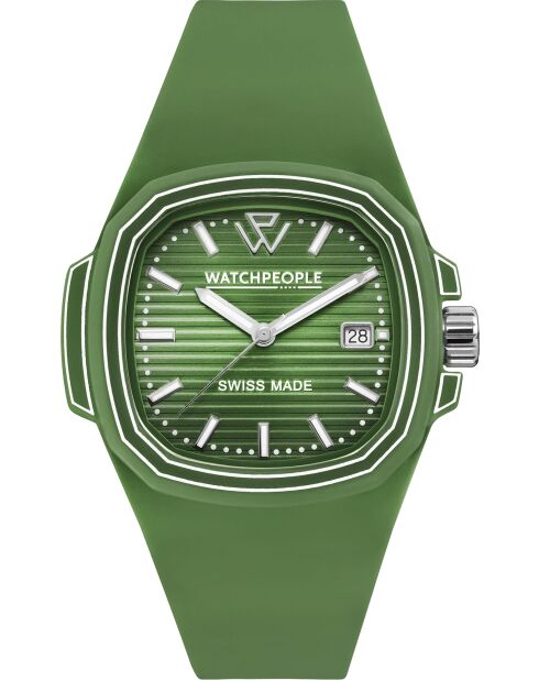 WP4 Timeless Green Lines Armbanduhr