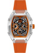 Boliday oranje transparant skelet herenhorloge