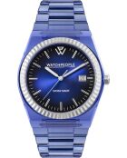 Montre WP1 Transparent BK  Bleu radial