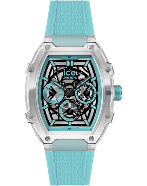 Boliday Skeleton hellblaue Herrenuhr