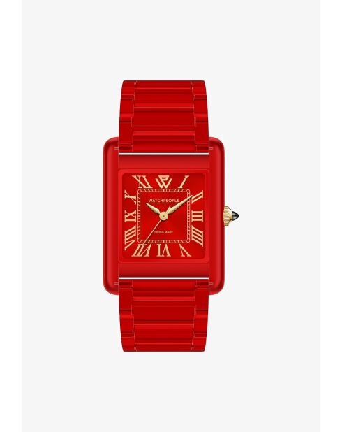 Montre WP6 Brillant Rouge royal