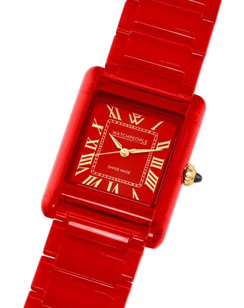 Montre WP6 Brillant Rouge royal