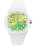 Montre WP4 Nuances jaune coucher de soleil blanche