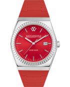 Montre WP1 Argenté Brillant rouge royal