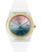 Montre WP1 Clair Transparent WH coucher de soleil blanche