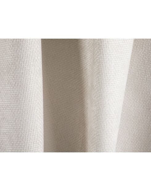 Divano convertibile Kora a 3 posti beige chiaro con contenitore - 262x105x88 cm