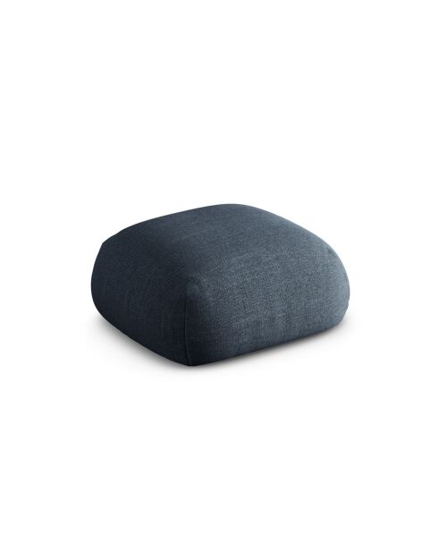 Pouf Lony 1 Place Bleu Foncé - 95x95x40 cm