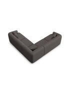 Canapé d'angle symétrique modulable Talia 6 Places Gris - 255x255x70 cm