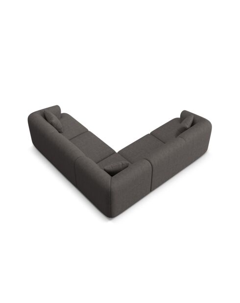 Talia 6-zits modulaire symmetrische hoekbank grijs - 255x255x70 cm