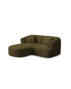 Modulares Ecksofa Talia für 3 Personen, rechts, Grün, 180 x 156 x 70 cm
