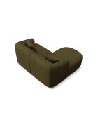 Modulares Ecksofa Talia für 3 Personen, rechts, Grün, 180 x 156 x 70 cm