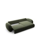 Canapé D'Angle Convertible Avec Rangement Kora 3 Places Vert - 262x149x88 cm