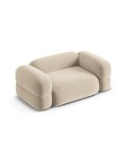 Lony 2-zitsbank fluwelen lichtbeige - 180x100x68 cm