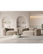 Lony 2-zitsbank fluwelen lichtbeige - 180x100x68 cm