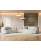Canapé Modulaire Talia 2 Places Beige Clair - 180x90x70 cm