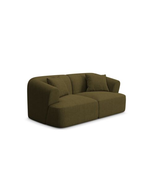 Modulares 2-Sitzer-Sofa Talia, 180 x 90 x 70 cm, Grün