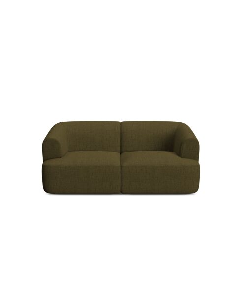Modulares 2-Sitzer-Sofa Talia, 180 x 90 x 70 cm, Grün