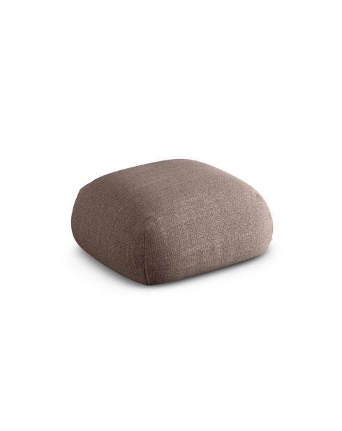 Pouf Lony 1 Place Cappuccino - 95x95x40 cm