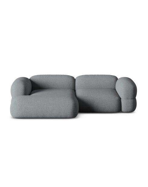 Lony Modulares linkes Ecksofa 3-Sitzer Grau - 250x147x68 cm