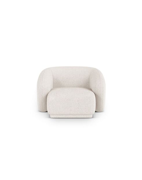 Fauteuil Jane 1 Place Beige Clair - 93x90x74 cm