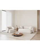 Poltrona Jane 1 posto beige chiaro - 93x90x74 cm