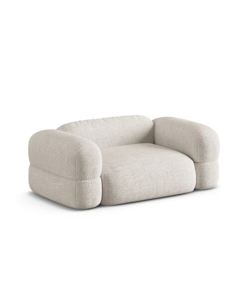 Canapé Lony 2 Places Beige - 180x100x68 cm