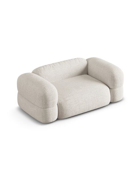 Canapé Lony 2 Places Beige - 180x100x68 cm