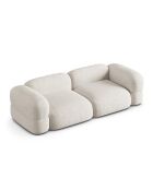 Canapé Modulaire Lony 4 Places Beige - 250x100x68 cm