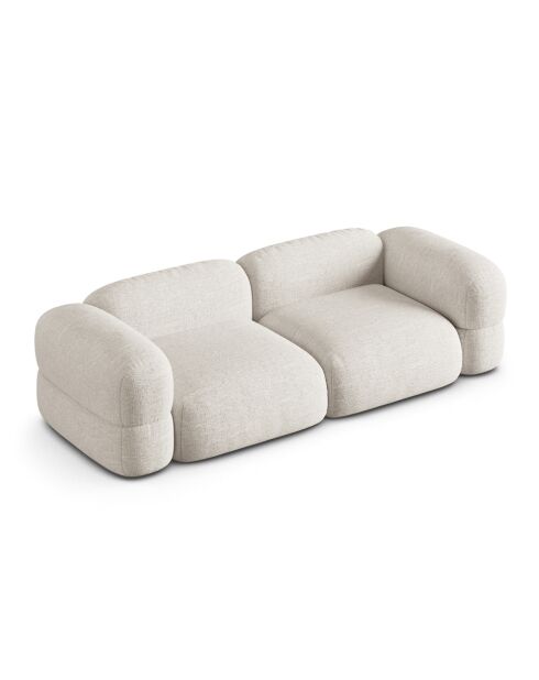 Canapé Modulaire Lony 4 Places Beige - 250x100x68 cm