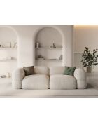 Canapé Modulaire Lony 4 Places Beige - 250x100x68 cm