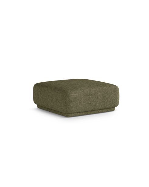 Pouf Jane 1 Place Vert - 90x90x42 cm