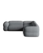 Lony Modulares symmetrisches Ecksofa für 5 Personen, Grau — 250 x 250 x 68 cm