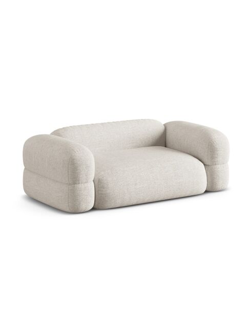 Canapé Lony 3 Places Beige - 210x100x68 cm