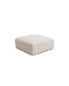 Pouf grigio a 1 posto Talia - 90x90x40 cm