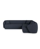 Canapé D'angle Jane 5 Places Bleu Marine - 256x256x74 cm